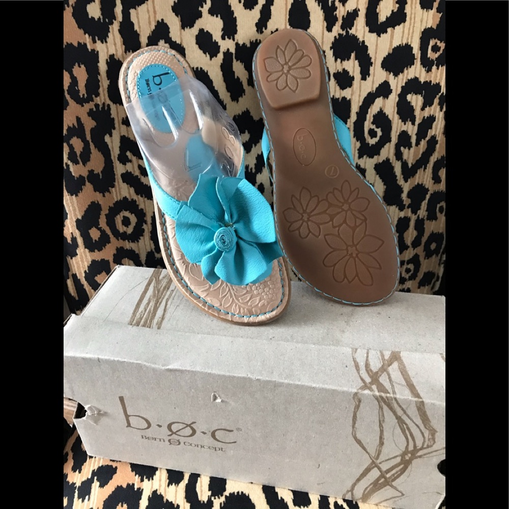 Born Persian Sandles. Turquoise